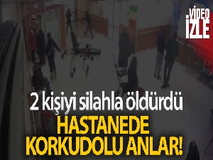 Ataşehir'de hastanedeki silahlı saldırı anı kamerada