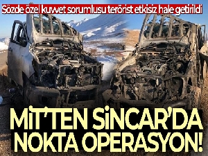 MİT'ten, PKK'ya Sincar'da nokta operasyonu