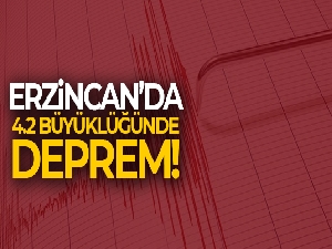 Erzincan'da peş peşe depremler!