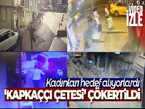 İstanbul'da kadınları hedef alan kapkaççılar kamerada