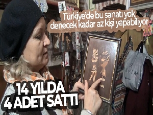 Unutulan sanatını 13 metrekare atölyesinde yaşatıyor