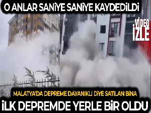 Depreme dayanıklı diye satılmıştı, ilk depremde yıkıldı