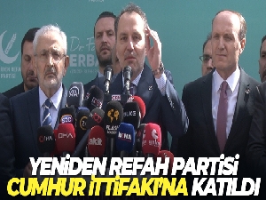 Fatih Erbakan: 'Cumhur İttifakı çatısı altında seçimlere girme kararı aldık'