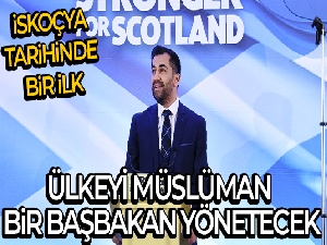 İskoçya Ulusal Partisi'nin yeni lideri Humza Yousaf oldu