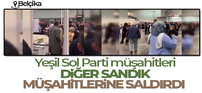 Belçika'da Yeşil Sol Parti müşahitleri, diğer sandık müşahitlerine saldırdı