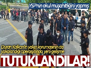 PKK'nın üst düzey yetkilisi Duran Kalkan'ın korumasının yakalandığı operasyonda 21 kişi tutuklandı