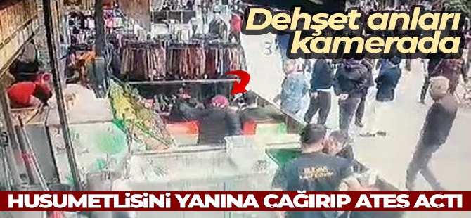 Zeytinburnu'da dehşet anları kamerada: Husumetlisini yanına çağırıp ateş açtı