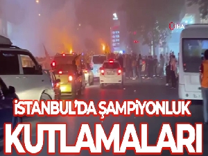 İstanbul'da şampiyonluk kutlamaları