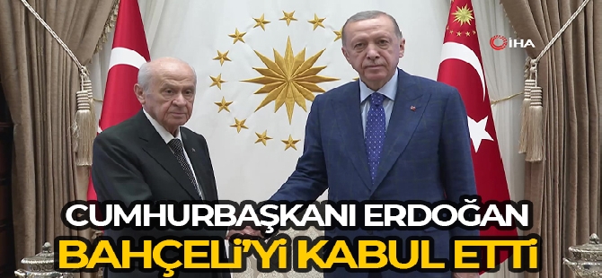 Cumhurbaşkanı Erdoğan ve Bahçeli bir araya geldi