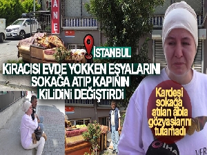 Sultangazi'de kardeşi sokağa atılan abla gözyaşlarını tutamadı