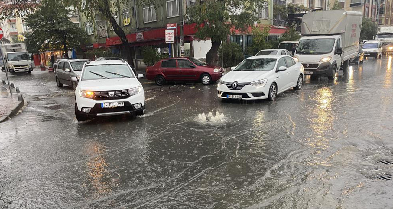 İstanbul’da yağış vatandaşları olumsuz etkiledi