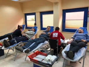 Çan 18 Mart Termik Santralinden Kan Bağışı