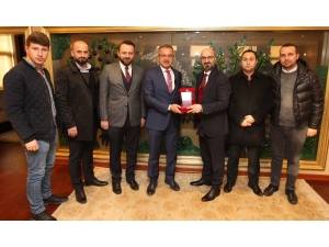 Fırtına Trabzonsporlular Başkan Köşker’i Ziyaret Etti