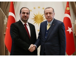 Cumhurbaşkanı Erdoğan, Nasr Hariri’yi Kabul Etti
