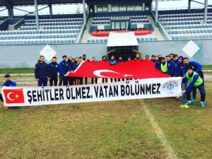 Beyşehir Belediyesporlu Futbolculardan Mehmetçiğe Destek