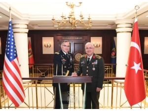 Abd Avrupa Kuvvetleri Komutanı Orgeneral Curtis M. Scaparrottı, Genelkurmay Başkanı Orgeneral Yaşar Güler’i Ziyaret Etti.