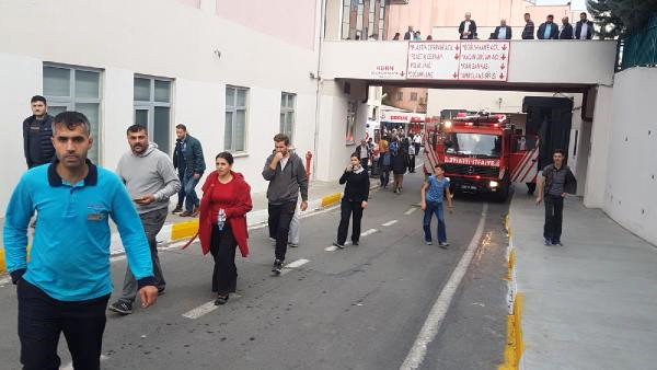 Bağcılar Eğitim Ve Araştırma Hastanesinde Korkutan Yangın! Hastalar Tahliye Edildi