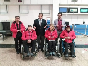 Tekerlekli Sandalye Curling Milli Takımı Dualarla Uğurlandı