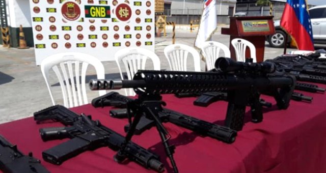 Venezuela'da Abd Silahları Ele Geçirildi