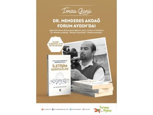 Menderes Akdağ, Yeni Kitabını Forum Aydın’da İmzalayacak