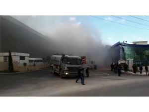 Bursa’da Fabrika Yangını