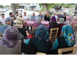 Bozdoğan, Bayram Tatilinde Mahalleleri Ziyaret Etti