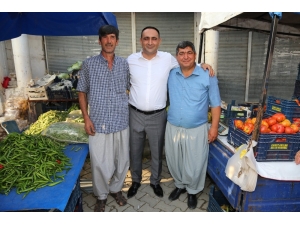Başkan Yılmaz, Pazar Esnafını Ziyaret Etti