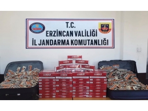 Erzincan’da Bin 480 Paket Kaçak Sigara İle 961 Paket Sigara Tütünü Ele Geçirildi