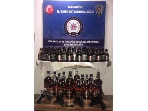 Karabük’te Kaçak İçki Operasyonu