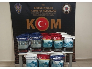 Bayburt’ta 30 Adet Kıyılmış Tütün Ele Geçirildi