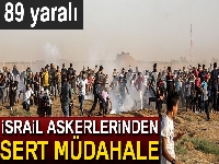 İsrail askeri yine saldırdı: 89 yaralı