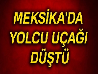 Meksika'da yolcu uçağı düştü