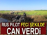 Helikopter düştü, pilot yanarak öldü