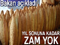 Tarım ve Orman Bakanı Bekir Pakdemirli:'Yeni yıla kadar ekmekte fiyat artışı yok'