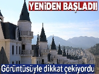 Mudurnu'daki şato tipi evlerin yapımına devam izni çıktı