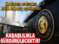 Dışişleri Bakanlığı, Münbiç'deki bombalı saldırıyı kınadı