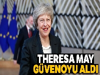 Theresa May parlamentodan güvenoyu aldı