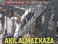 Küçükçekmece'de akıl almaz kaza