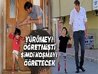 Kızı koşmak istedi, alüminyum doğrama ustası baba kolları sıvadı