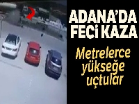 İki kişinin öldüğü feci kaza kamerada