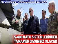 Akar ve komutanlar F-35'lerin konuşlanacağı üssü inceledi