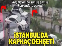 Bahçeşehir'de banka çıkışı kadına kapkaç dehşeti