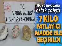 MİT ve jandarma ortak çalıştı, 7 kilo patlayıcı madde ele geçirildi