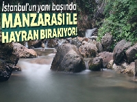 Şelalelerin süslediği kanyon, güzellikleri ile hayran bıraktırıyor