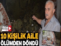 10 kişilik aile ölümden döndü