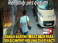 Fatih'te restorana giren hırsız para dolu çantayı böyle çaldı