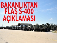 MSB: 'S-400'lerin ikinci batarya malzemelerinin Ankara'ya intikali tamamlandı'
