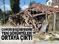 Çerkeş'teki depremin yeni görüntüleri ortaya çıktı