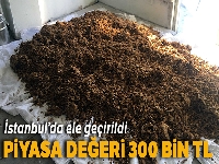İstanbul'da sahte nargile tütünü imalathanesine baskın