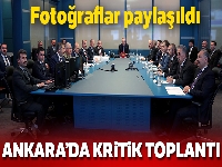 Cumhurbaşkanı Erdoğan başkanlığında Barış Pınarı Harekatı koordinasyon toplantısı yapıldı
